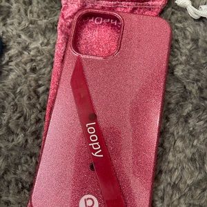 Loopy sparkle pink iPhone 12 Pro Max case